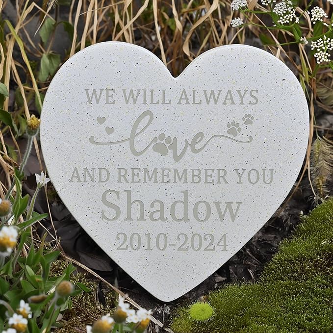 Personalized Pet Stone | Pet Memorial Stone | Dog Memorial Stone | Pet Memorial Gift | Pet Loss Gift | Pet Memorial | Dog Memorial | Cat Memorial | Loss of a Dog - Always Love and Remember