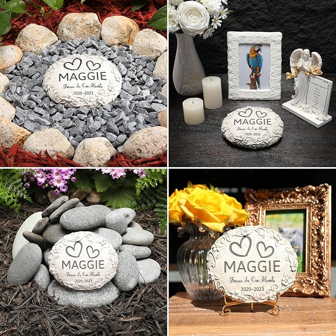 Personalized Macaw Memorial Stone, Pet Grave Marker Macaw, Macaw Headstone, Macaw Tombstone, Macaw Gravestone, Macaw Memorial Gifts