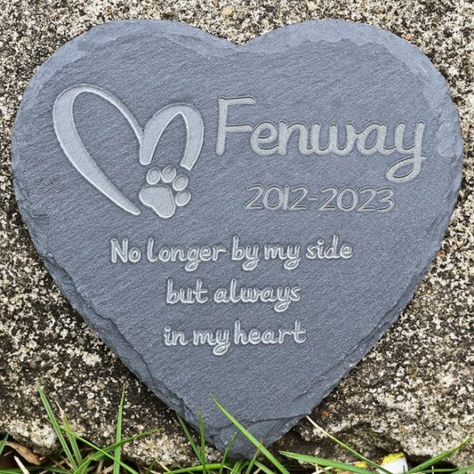 Dog Memorial Gifts for Loss of Dog Personalized Dog Memorial Stones - Pet Loss Gifts - Loss of Dog Sympathy Gift - Bereavement Gifts for Loss of Pet Cat, 4''×4''/10×10cm