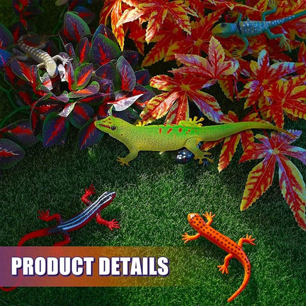 5Pieces Artificial Reptile Plants Lifelike Reptiles Terrarium Leaves Plastic Reptile Habitats Plant Amphibian Hanging Terrarium Plants Decorations with SuctionCups for Hermit Crab Lizards Geckos Snake