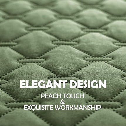 gogobunny 100% Double Sided Waterproof Dog Blanket Soft Pet Bed Cover Reversible Protect Furniture Couch Sofa Car for Puppy Cat Kids (Dark Green/Light Green, 30x80 Inch (Pack of 1))