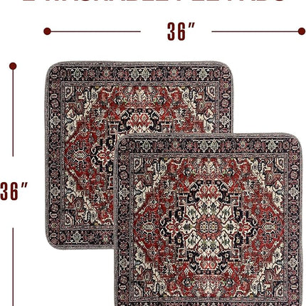 PUPIBOO Washable Pee Pads for Dogs and Cats - Super Absorbent Reusable Puppy Training Pads - 100% Waterproof, Leak-Proof & Non-Slip Whelping Pads for Pet Housebreaking