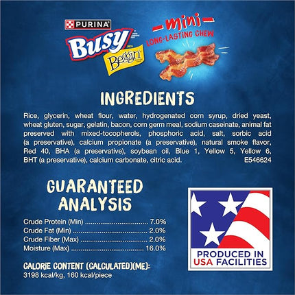 Purina Busy with Beggin’ Twist’d Mini Adult Dog Chew Bone Treats - 12 ct. Pouch