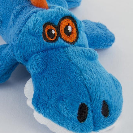 goDog Just For Me Gator Dog Toy, Blue