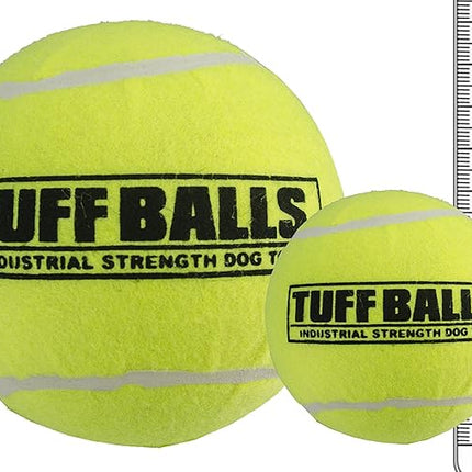 PetSport Mega Tuff Ball - Mega Tennis Balls for Large Dogs, Great for Boredom & Aggressive Chewers, Dog Toy, Mega Tennis Balls for Large Dogs, Certified Non-Toxic, Won't Wear Down Teeth - 6"