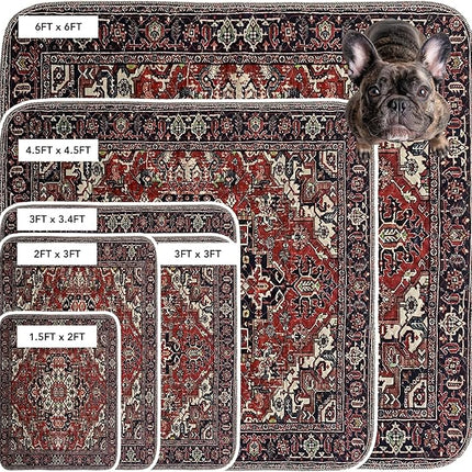 PUPIBOO Washable Pee Pads for Dogs and Cats - Super Absorbent Reusable Puppy Training Pads - 100% Waterproof, Leak-Proof & Non-Slip Whelping Pads for Pet Housebreaking