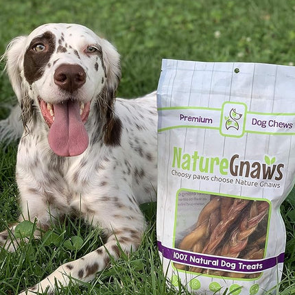 Nature Gnaws Variety Pack for Small Dogs (12 Count) - Bully Sticks, Beef Tendons and Tripe Twists for Dogs - Natural Long Lasting Beef Dog Chew Bones - Rawhide Free