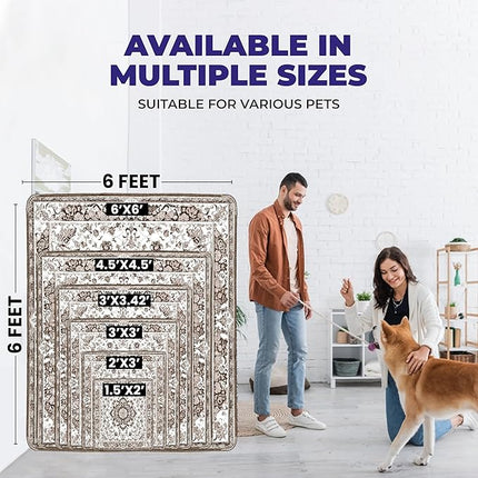 PUPIBOO Washable Pee Pads for Dogs and Cats - Super Absorbent Reusable Puppy Training Pads - 100% Waterproof, Leak-Proof & Non-Slip Whelping Pads for Pet Housebreaking