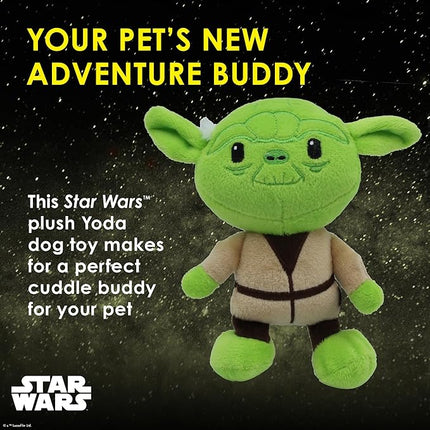 STAR WARS for Pets Plush Yoda Figure Dog Toy - Squeaky Large Adorable Toys for All Dogs and Pets, Officially Licensed Product, 9 Inch