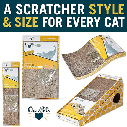 OurPet's Straight and Narrow Single Wide Reversible Cat Scratcher