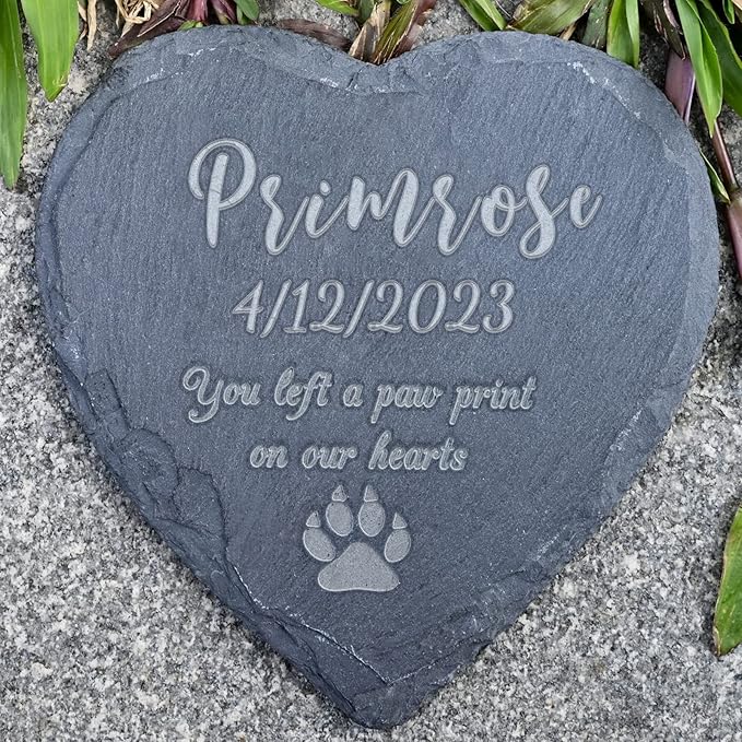 Gift for Loss of Pet, Personalized Memorial Stones, Pet Memorial Gifts for Cats, Lost Dog Sympathy Gift, Bereavement Remembrance Gifts for Loss of Pet - Pet Loss Gift