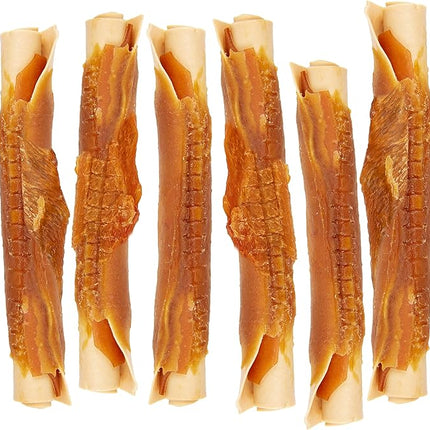 DreamBone Triple Flavor Rolls 6 Count, Rawhide-Free Chews for Dogs