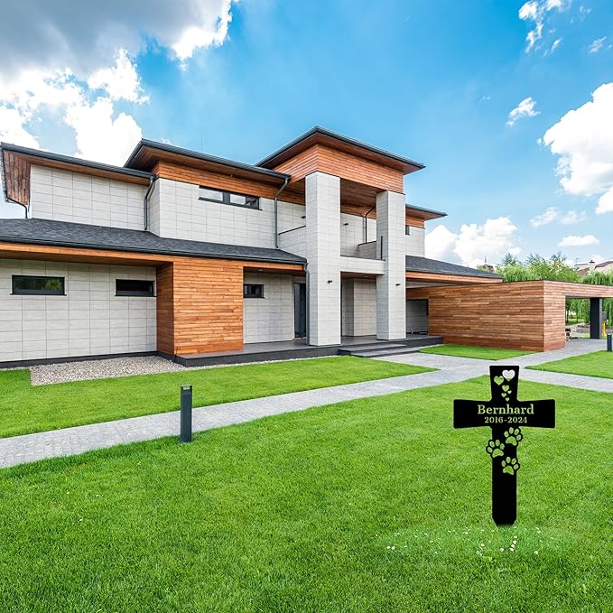 Custom Pet Name Memorial Grave Stake Marker, Custom Pet Garden Metal Stake, Pet Memorial Metal Sign, Personalized Pet Memorial Stake, Outdoor Pet Garden Decor