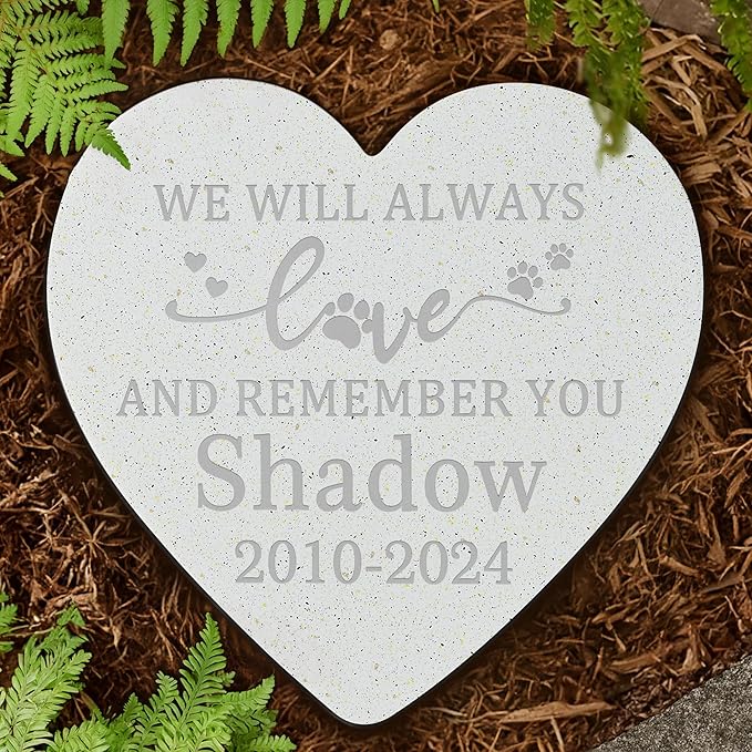 Personalized Pet Stone | Pet Memorial Stone | Dog Memorial Stone | Pet Memorial Gift | Pet Loss Gift | Pet Memorial | Dog Memorial | Cat Memorial | Loss of a Dog - Always Love and Remember
