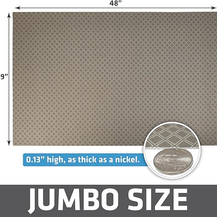 Drymate Dog Crate Mat Liner, Absorbs Urine, Waterproof, Non-Slip, Washable Puppy Pee Pad for Kennel Training - Use Under Pet Cage to Protect Floors, Thin Cut to Fit Design (USA Made) (Taupe)(29”x48”)