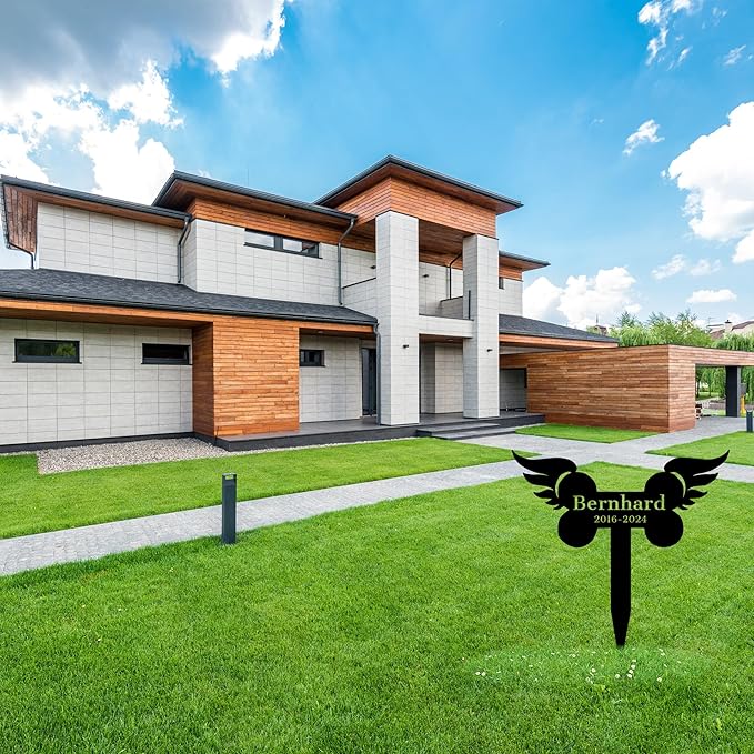 Custom Pet Name Memorial Grave Stake Marker, Custom Pet Garden Metal Stake, Pet Memorial Metal Sign, Personalized Pet Memorial Stake, Outdoor Pet Garden Decor