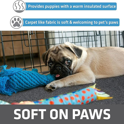 Drymate Jumbo Dog Playpen Mat (60x74), Super Absorbent, Waterproof, Slip-Resistant, Machine Washable, Reusable Puppy Pad for Training, Whelping, Housebreaking, Incontinence, Crate, Kennel (USA Made)