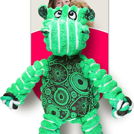 KONG Floppy Knots - Knotted Rope Dog Toy Entices Play - Tug Toy Satisfies Natural Instincts - Dog Supplies with Floppy Design & Minimal Stuffing - Hippo, for Medium/Large Dogs