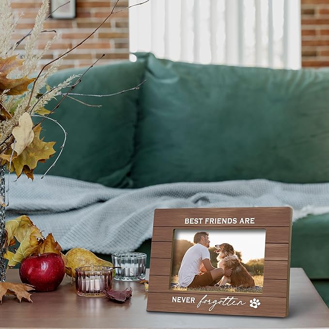 FONDCANYON Pet Memorial Frame - Dog & Cat Picture Frame, Best Friend Memorial Gift - 5x7