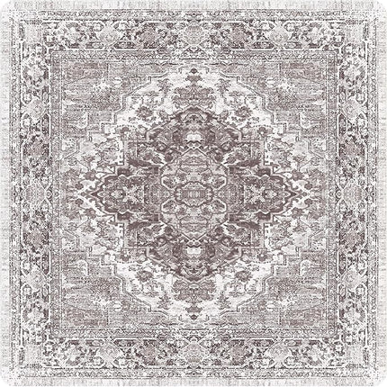 nunubaby Washable Pee Pads for Dogs, Stylish, Non-Slip and Leak-Proof Pee Pads. Reusable Potty Pads for Dogs for Crates and Floors.(Brown/Geo, 36" x36")