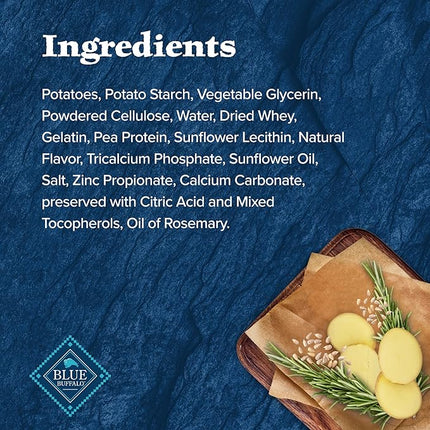 Blue Buffalo Wilderness Trail Treats Wild Bones Large Dental Chews, Grain-Free Dog Bones for Large Dogs Made with Natural Ingredients, 10-oz Bag