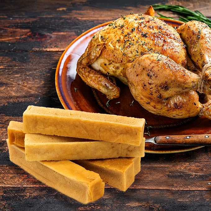 EcoKind Premium Gold Yak Cheese Himalayan Dog Chews, Dog Treats Large Breed, All Natural, High Protein Dog Chew, Chicken, Large - 3 Chews