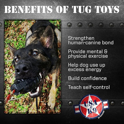 SodaPup USA-K9 Magnum Grenade – Dog Tug Toy, Chew Toy & Treat Dispenser Made in USA from Our Most Durable Non-Toxic, Pet-Safe, Food Safe, Natural Rubber for Strengthening Bond, Exercise, & More