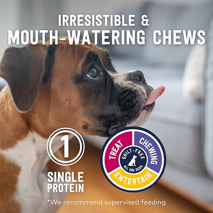 ZIWI Dog Chews and Treats – Lamb Trachea - All Natural, Air-Dried, Single Protein, Grain-free, High-Value Treat, Snack, Reward 2.1 Ounce (Pack of 1)