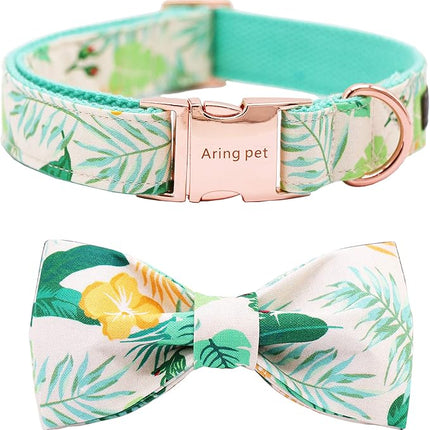ARING PET Bowtie Dog Collar Adjustable Collars with Bow Tie for Dogs Small Medium Large