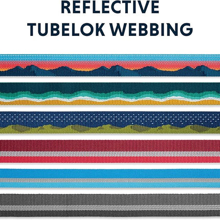 Ruffwear, Crag Dog Collar, Stylish Adventure Collar with Premium Reflective Design, Quick Release Buckle, Lightweight All-Day Comfort, Granite Gray, 11"-14"