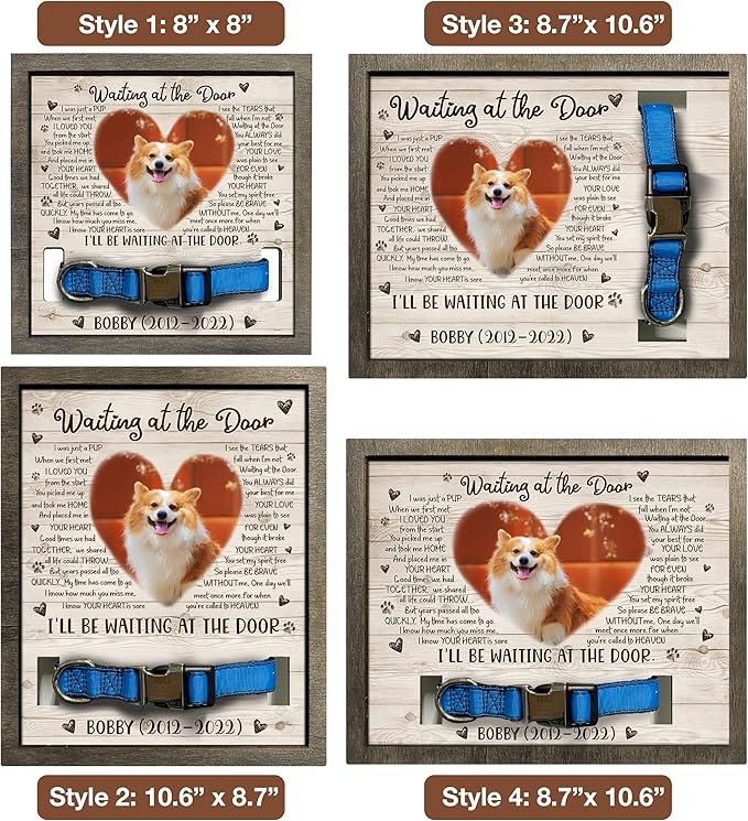 Personalized Pet Memorial Gifts Dog Memory Gifts Dog Memorial Frame Dog Died Sympathy Gift Dog Memorial Plaques Personalized For Pet That Passed Cat Picture Frame Best