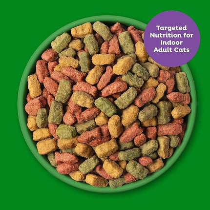 9Lives Indoor Essentials Dry Cat Food for Adult Cats with Chicken & Salmon Flavors, 12 lb. Bag