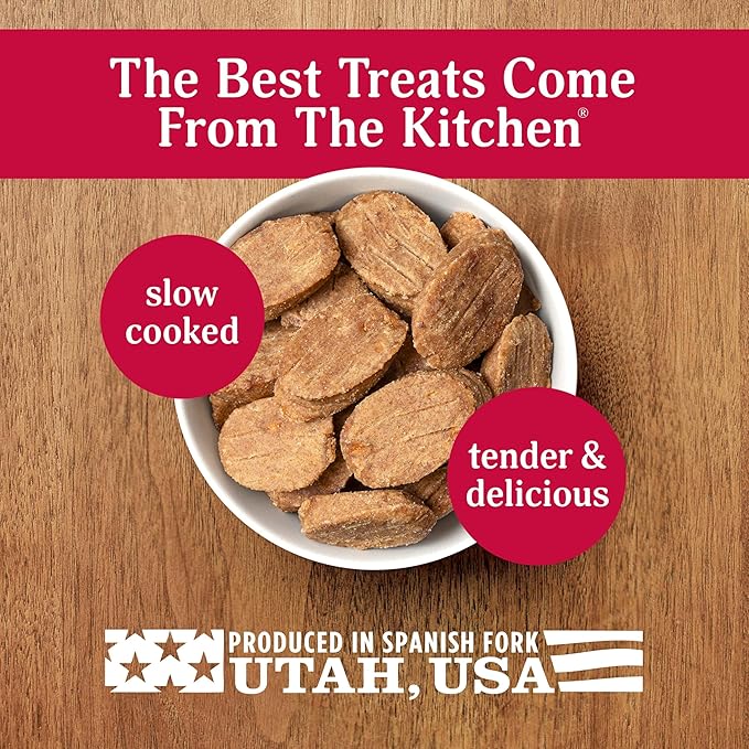 Milo's Kitchen Homestyle Dog Treats, Chicken & Apple Sausage Slices, 18 Ounce, High Protein, No Artificial Flavors
