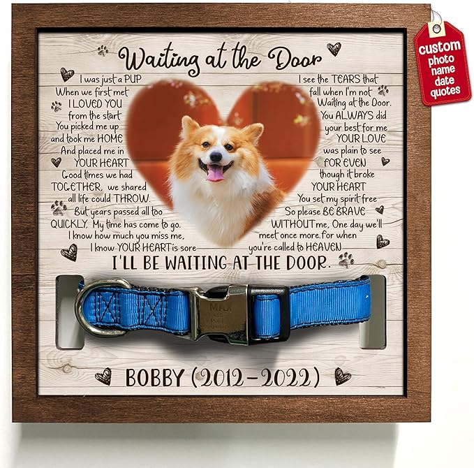 Personalized Pet Memorial Gifts Dog Memory Gifts Dog Memorial Frame Dog Died Sympathy Gift Dog Memorial Plaques Personalized For Pet That Passed Cat Picture Frame Best