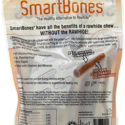 SmartBones Hip And Joint Care Sticks, Rawhide-Free Chews For Dogs, With Glucosamine And Chondroitin, 16 Count