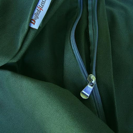 Dogbed4less Orthopedic Gel Infused Memory Foam Dog Bed, Waterproof Liner with Durable Canvas Cover, 37X27X4 Inch