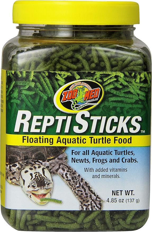 Zoo Med ReptiSticks Floating Aquatic Turtle Food, 4.85-Ounce